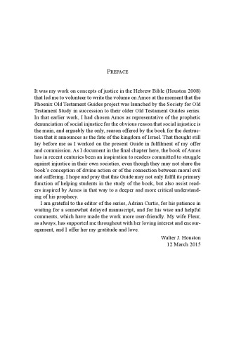 AMOS: An Introduction and Study Guide Justice and Violence