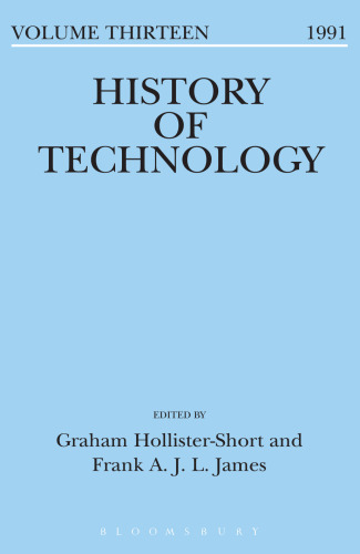 History of Technology Volume 13: Volume 13, 1991
