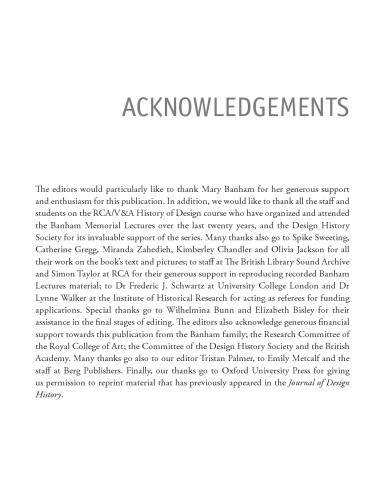 The Banham Lectures: Designing the Future