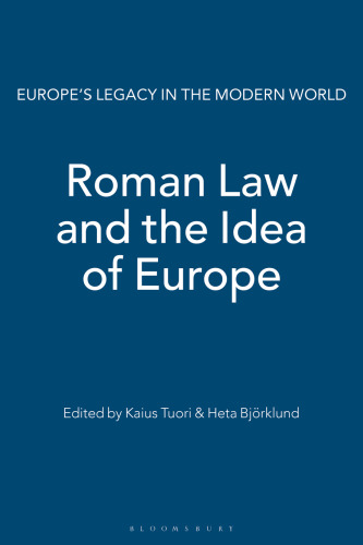 Roman Law and the Idea of Europe