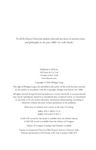 Science: Antiquity and its Legacy: Ancients and Moderns