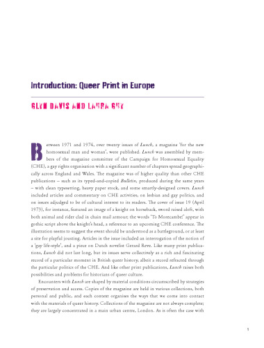 Queer Print in Europe