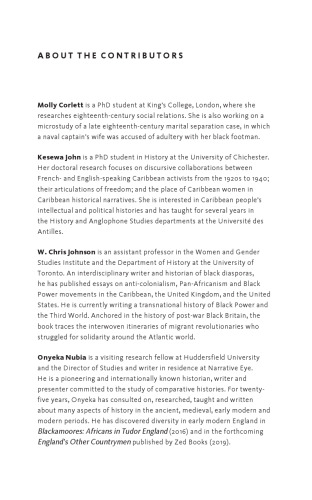 Black British History: New Perspectives