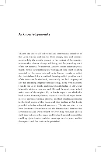 Climate change and human development