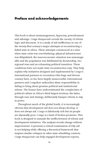 Congo masquerade: the political culture of aid inefficiency and reform failure