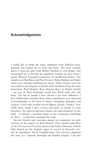 Dissident Marxism: Past voices for present times