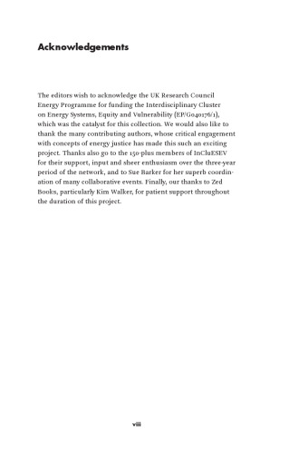 Energy justice in a changing climate: Social equity and low-carbon energy