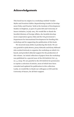Feminisms in development: Contradictions, contestations and challenges