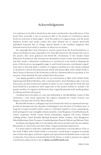 Men of the Global South: A Reader