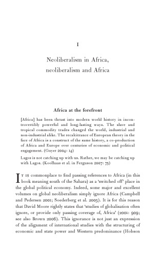 Neoliberal Africa: The Impact Of Global Social Engineering