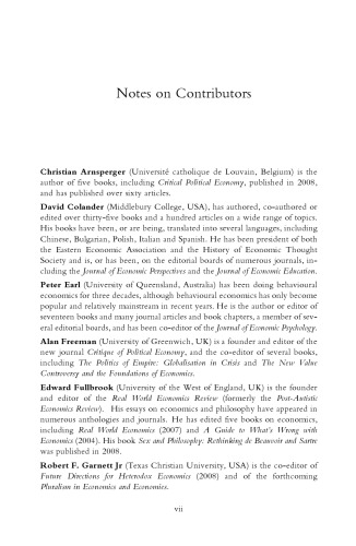 Pluralist Economics