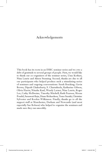 Postcolonial Economies