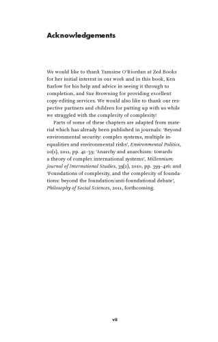Posthuman International Relations: Complexity, Ecologism and Global Politics