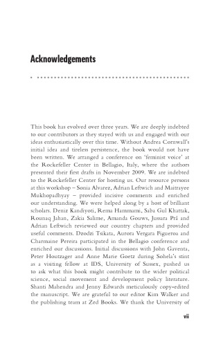 Voicing Demands: Feminist Activism in Transitional Contexts