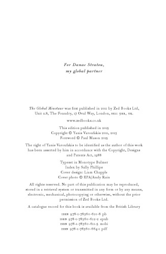 The Global Minotaur: America, Europe and the Future of the Global Economy
