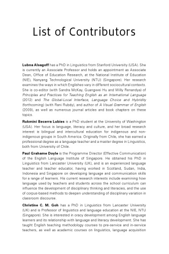 Language in Education: Social Implications