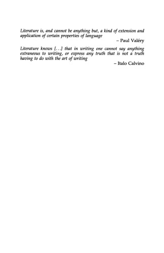 The Novel: Language and Narrative from Cervantes to Calvino