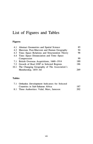 Human Geography: Society, Space and Social Science