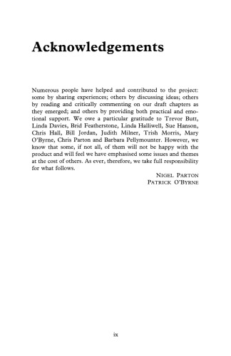 Constructive Social Work: Towards a New Practice