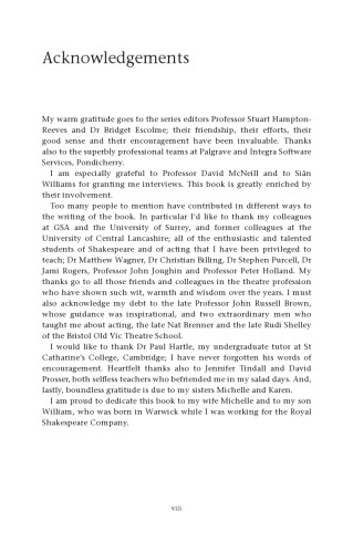 Shakespeare and Gesture in Practice: Shakespeare in Practice