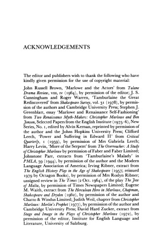 Marlowe: Tamburlaine, Edward II and The Jew of Malta