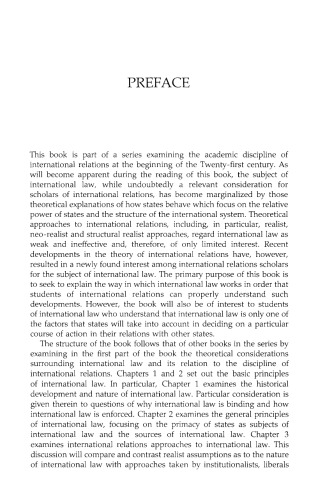 International Law and International Relations