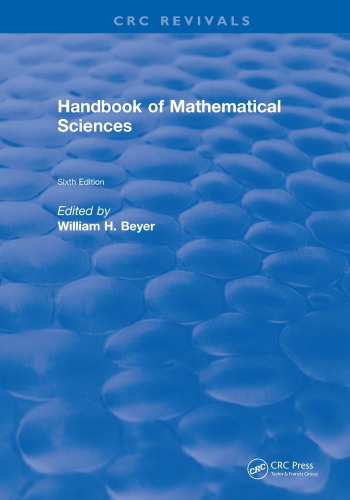 HANDBOOK OF MATHEMATICAL SCIENCE