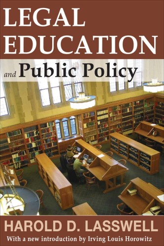 Legal Education and Public Policy