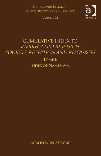 Volume 21, Tome I: Cumulative Index: Index of Names, A-K