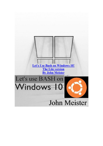 Let's Use Bash on Windows 10! The Lite Version