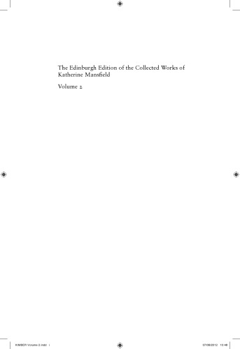 The Collected Fiction of Katherine Mansfield, 1916–1922