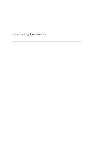Constructing Community: Moral Pluralism and Tragic Conflicts