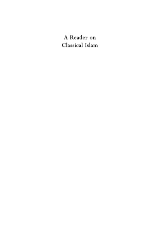 A Reader on Classical Islam