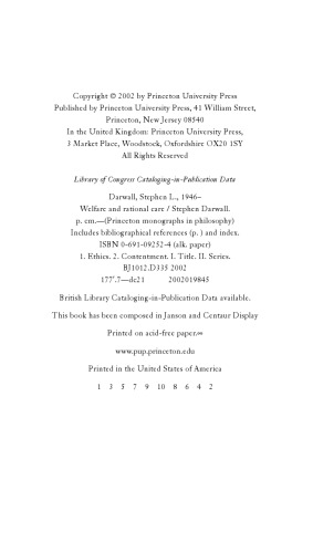 Welfare and Rational Care