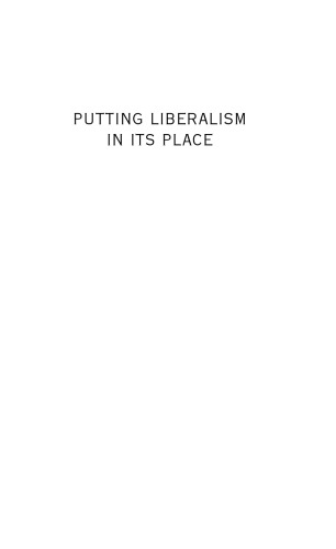 Putting Liberalism in Its Place