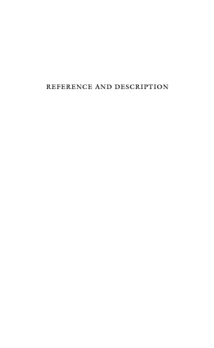 Reference and Description: The Case against Two-Dimensionalism