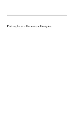 Philosophy as a Humanistic Discipline