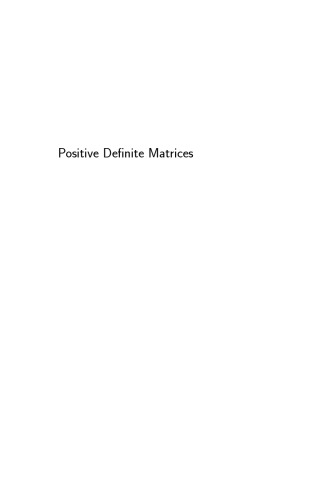 Positive Definite Matrices