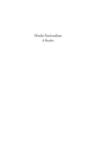 Hindu Nationalism: A Reader