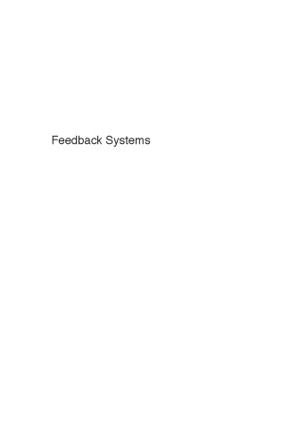 Feedback Systems: An Introduction for Scientists and Engineers