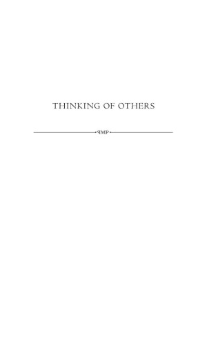 Thinking of Others: On the Talent for Metaphor