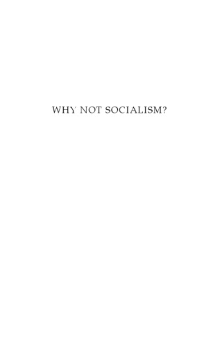 Why Not Socialism?