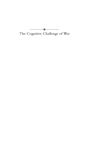 The Cognitive Challenge of War: Prussia 1806