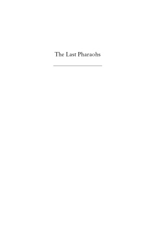 The Last Pharaohs: Egypt Under the Ptolemies, 305-30 BC