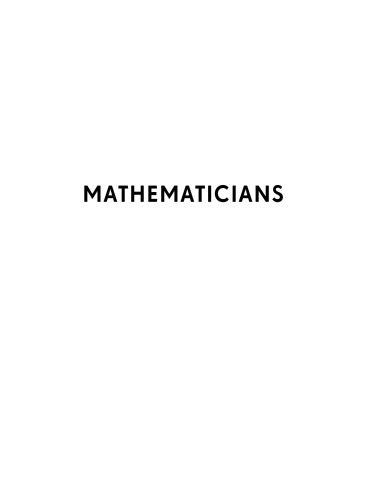 Mathematicians: An Outer View of the Inner World