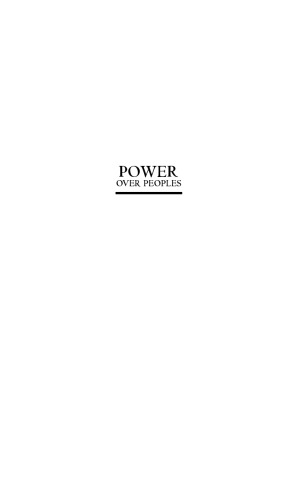 Power over Peoples: Technology, Environments, and Western Imperialism, 1400 to the Present
