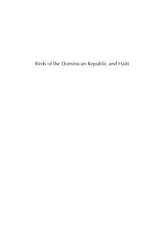 Birds of the Dominican Republic and Haiti