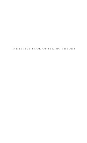 The Little Book of String Theory