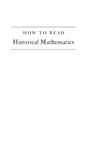 How to Read Historical Mathematics