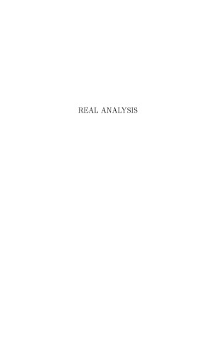 Real Analysis: Measure Theory, Integration, and Hilbert Spaces